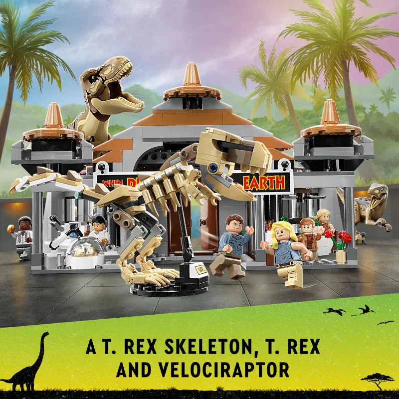 LEGO 76961 Jurassic World Visitor Center: T. Rex & Raptor Attack