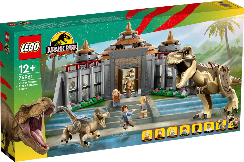 LEGO 76961 Jurassic World Visitor Center: T. Rex & Raptor Attack