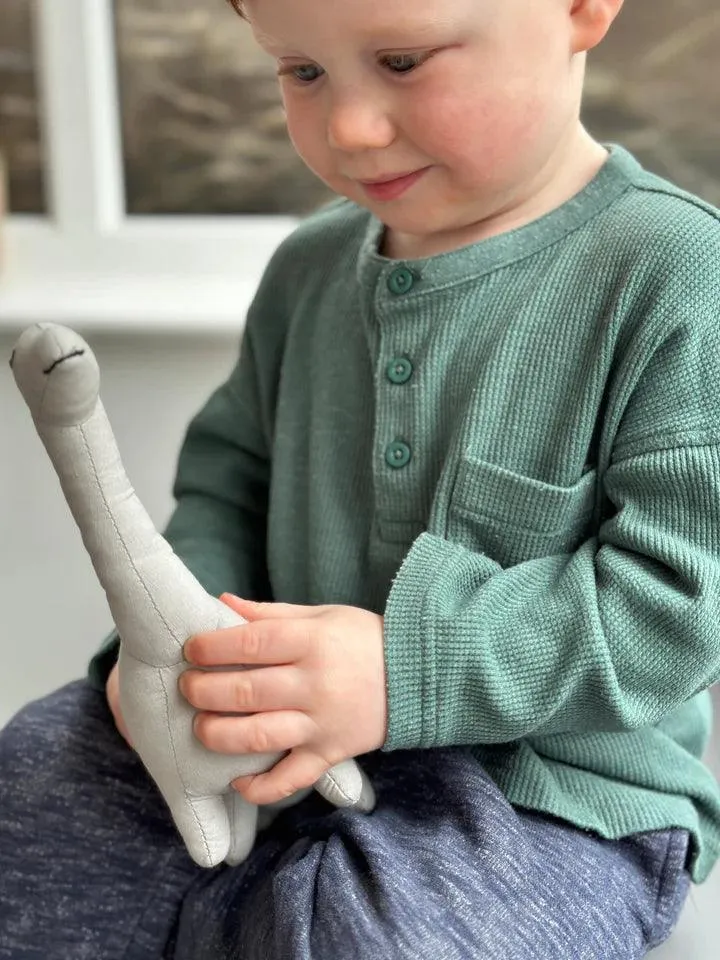 Linen Dinosaur Bronty