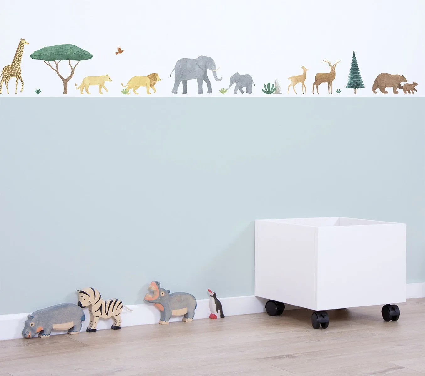Living Earth | Wall Decals - Animals of the World in TUBE