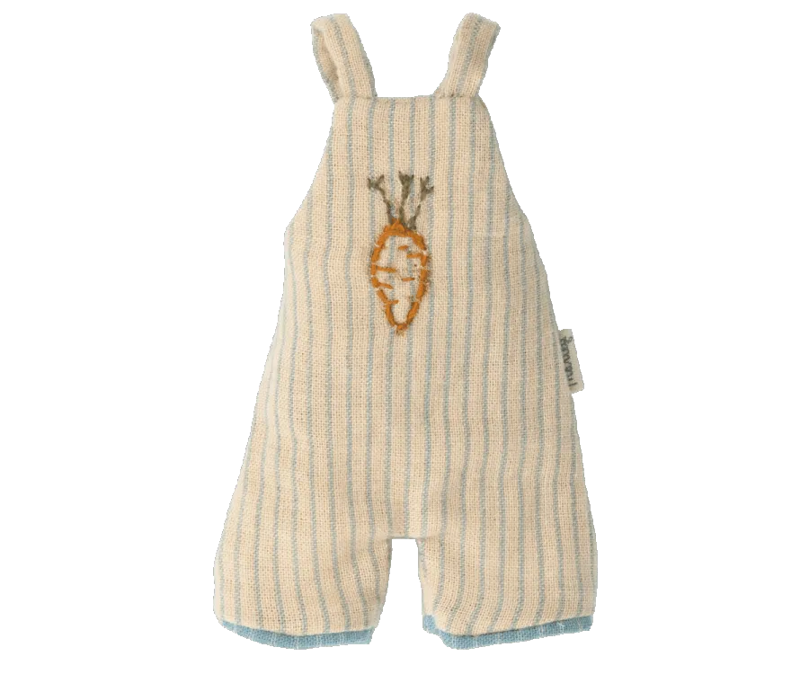 Maileg Carrot Overalls Dungarees for Size 1 Bunny Rabbit: LAST CHANCE