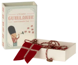 Maileg Danish Dannebrog Flag Garland Bunting
