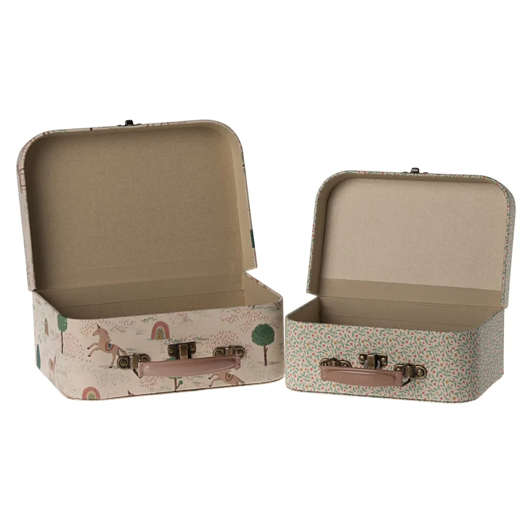 Maileg Storage Suitcase Set | Unicorns 2 Pcs