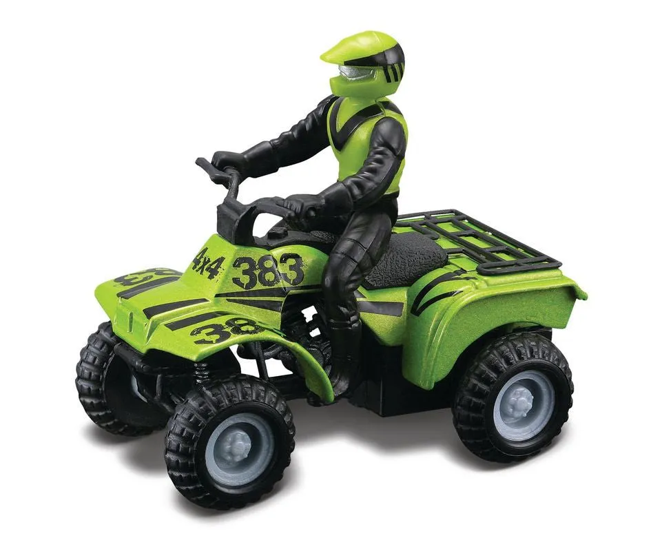 MAISTO FRESH METAL PULLBACK POWERED ATV'S ASSORTED STYLES