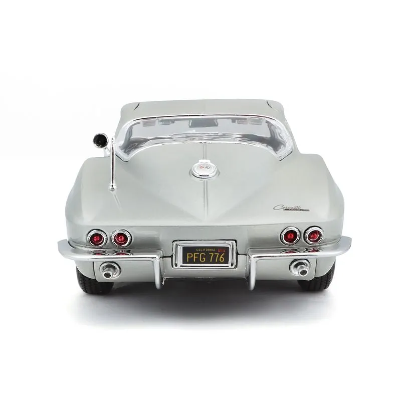 MAISTO SPECIAL EDITION DIE-CAST 1:18 1965 CHEVROLET CORVETTE SILVER