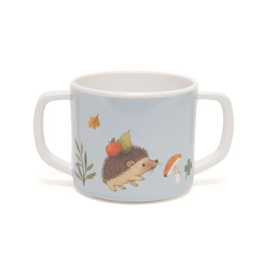 Melamine Cup | Fox   Hedgehog BLUE