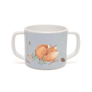 Melamine Cup | Fox   Hedgehog BLUE