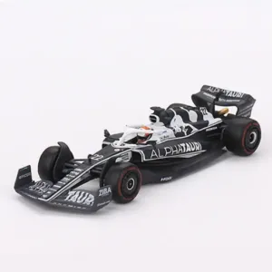 Mini GT, AlphaTauri AT03 #22 Yuki Tsunoda 2022 Abu Dhabi Grand Prix - 1:64 Scale Diecast Model Car
