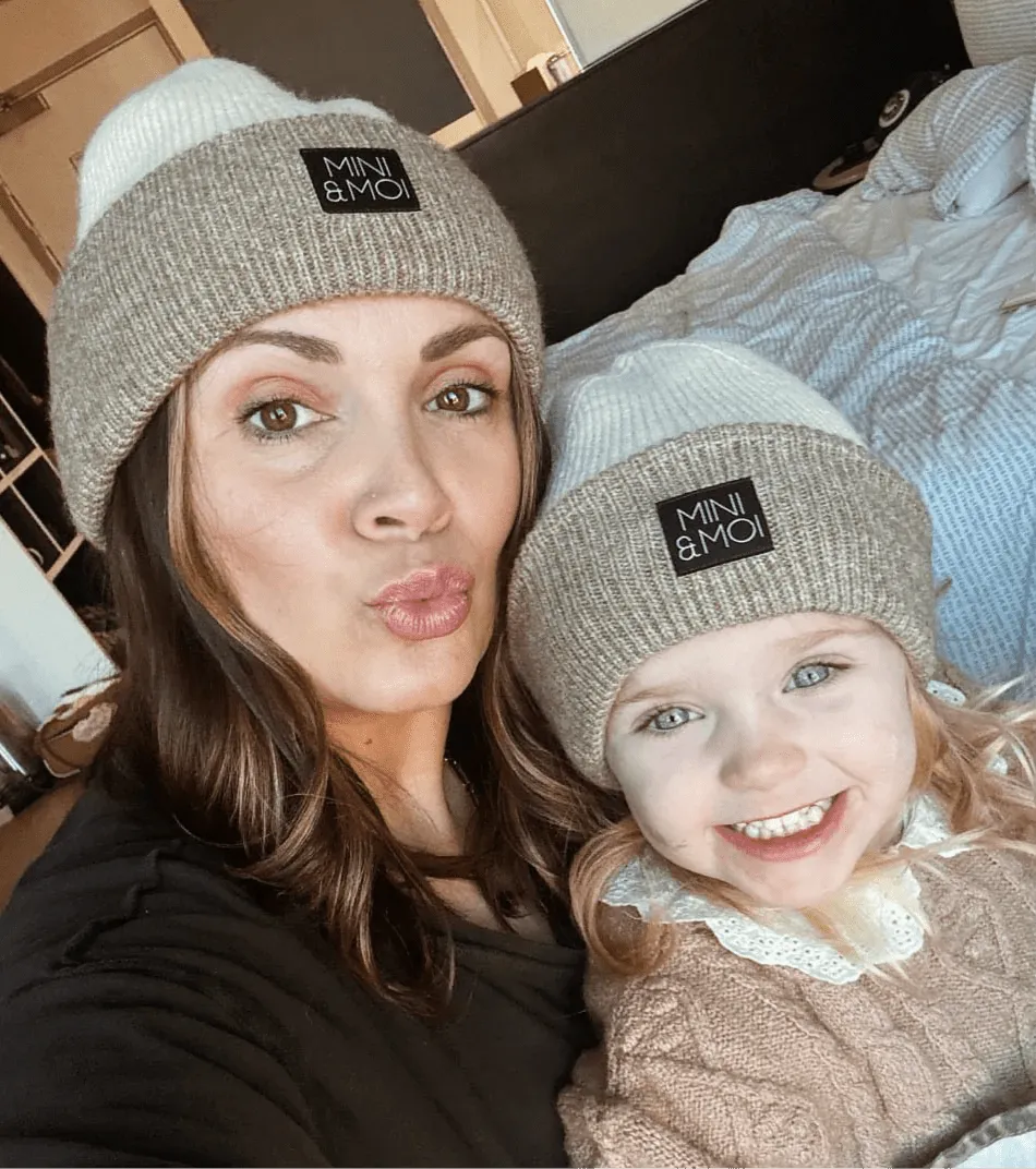 Mini   Moi: Colour Block Knitted Beanie