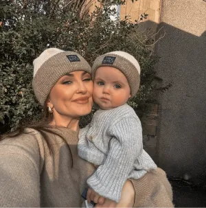Mini   Moi: Colour Block Knitted Beanie