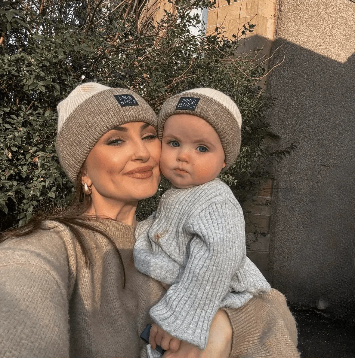Mini   Moi: Colour Block Knitted Beanie