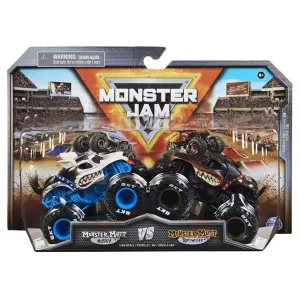 Monster Jam 1:64 2 Pack Series 19 Monster Mutt Husky Vs Monster Mutt Rottweiler