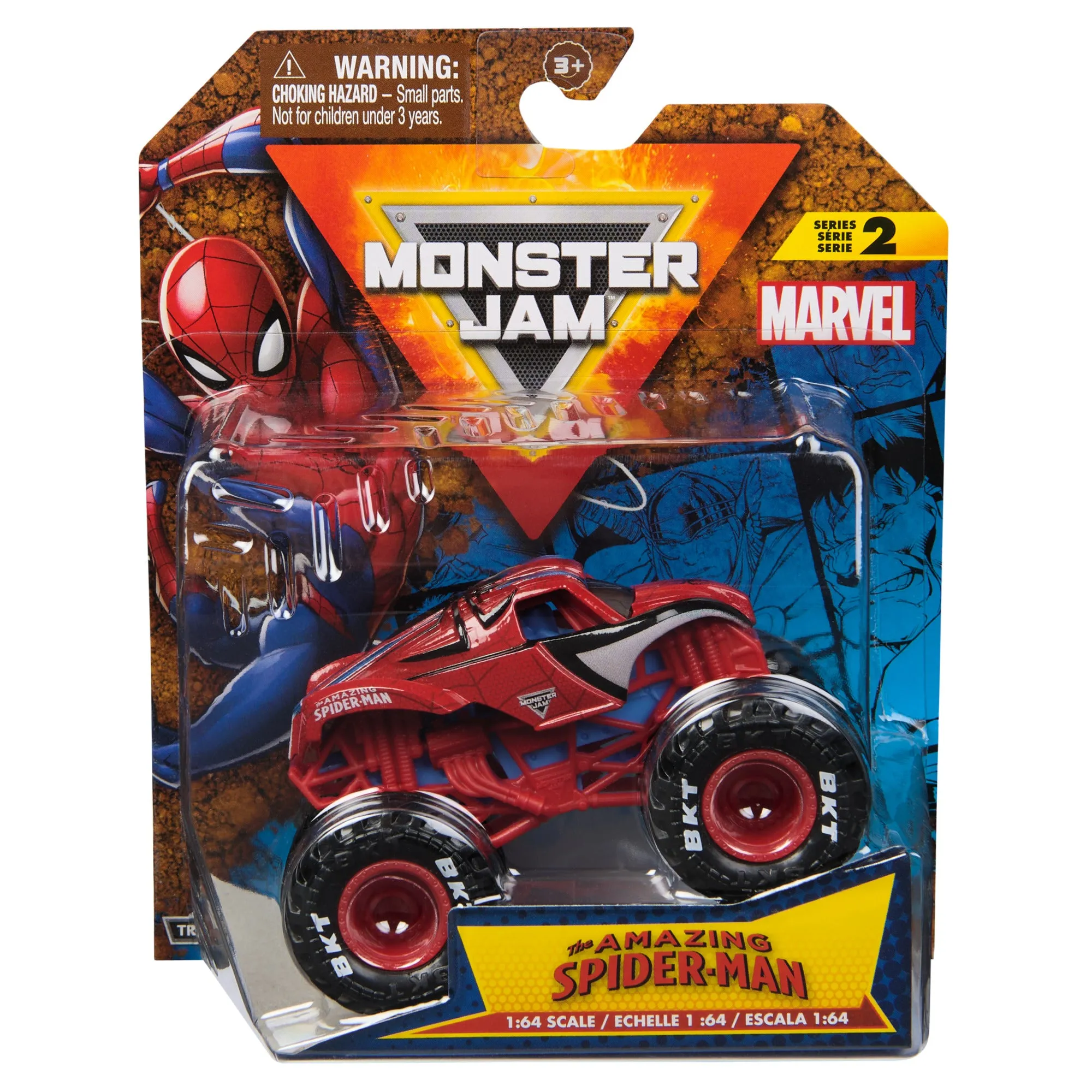 Monster Jam 1:64 Marvel Single Pack The Amazing Spiderman