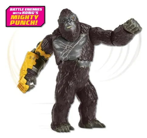 MonsterVerse Godzilla vs. Kong 2: The New Empire - Giant Roll N’ Battle Kong with BEAST Glove 11" Action Figure