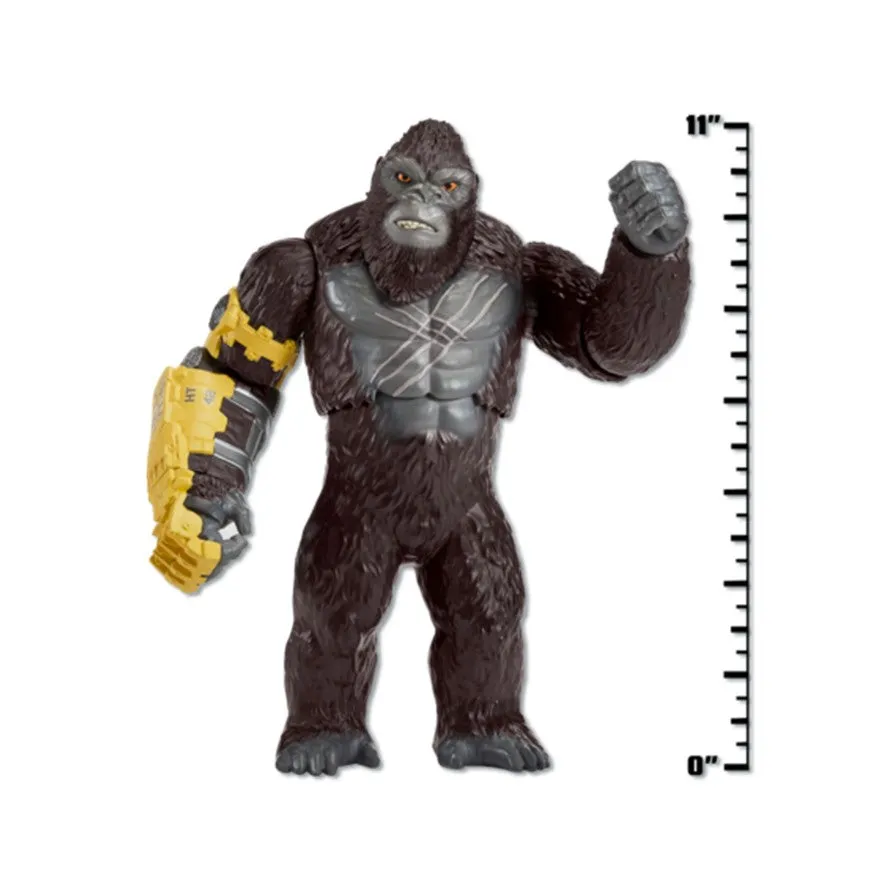 MonsterVerse Godzilla vs. Kong 2: The New Empire - Giant Roll N’ Battle Kong with BEAST Glove 11" Action Figure