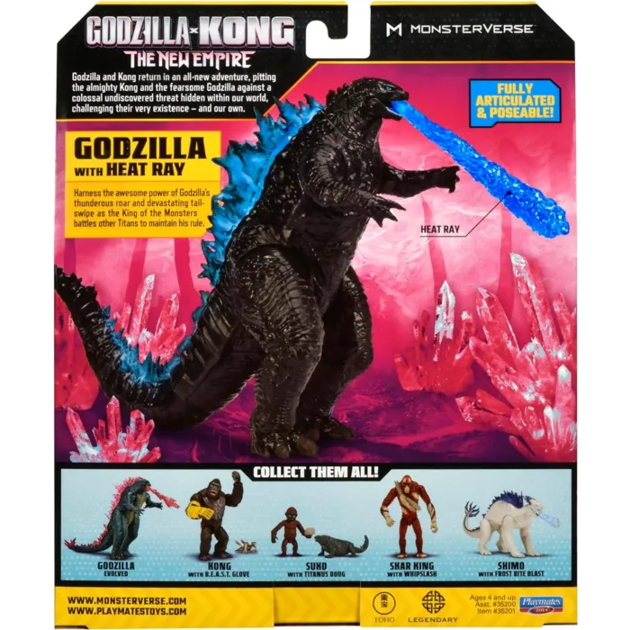 MonsterVerse Godzilla vs. Kong 2: The New Empire - Godzilla with Heat Ray 6" Action Figure