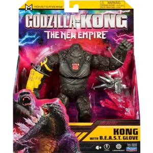 MonsterVerse Godzilla vs. Kong 2: The New Empire - Kong with BEAST Glove 6" Action Figure