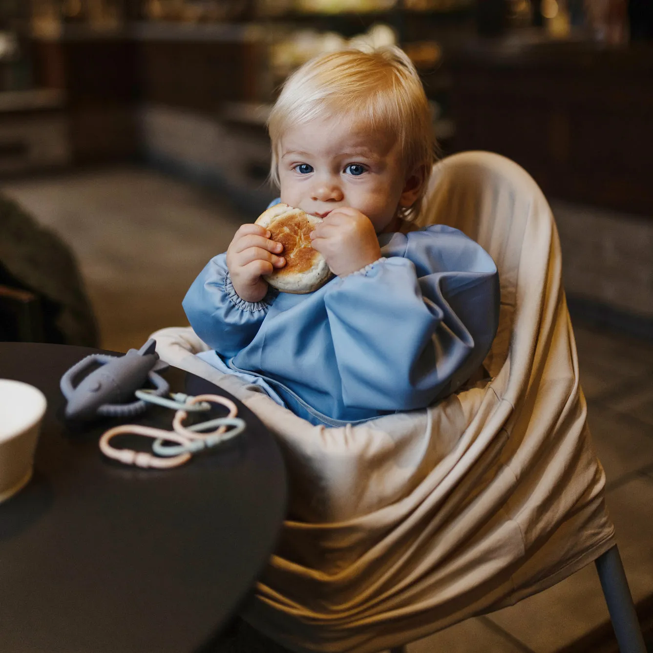 Mushie Long Sleeve Bib | Tradewinds