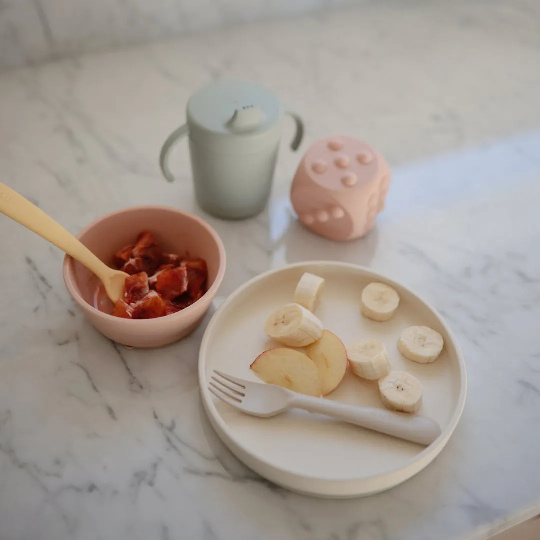 Mushie Silicone | Suction Bowl | Blush
