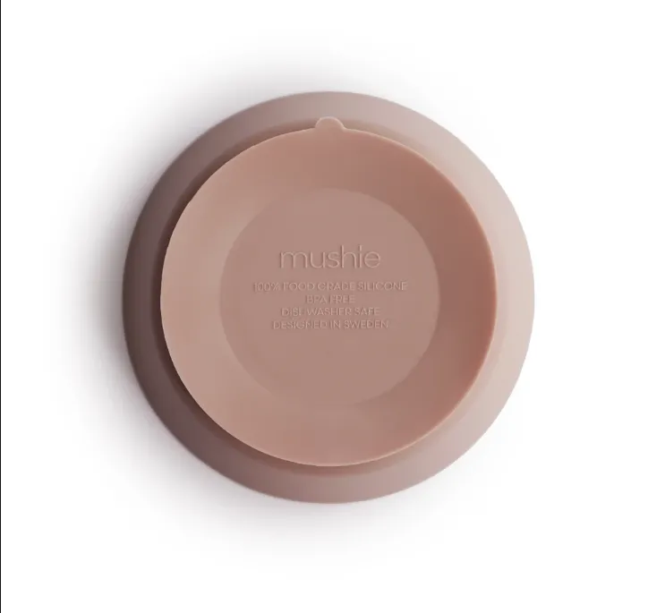 Mushie Silicone | Suction Bowl | Blush