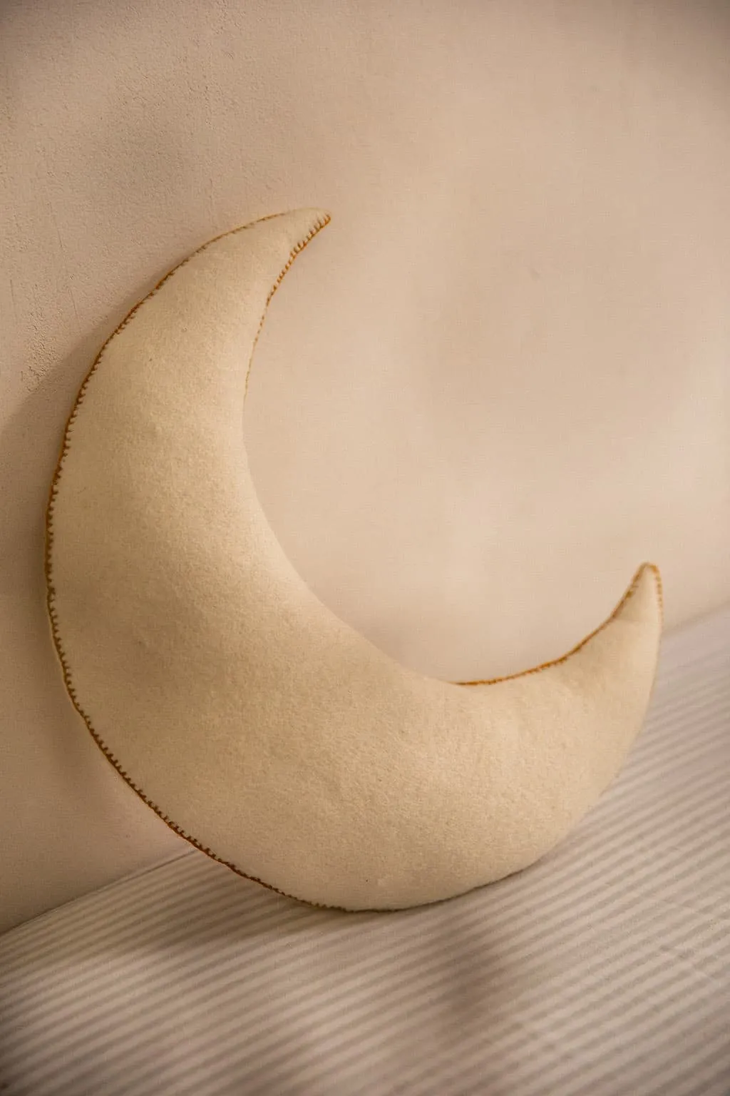 Muskhane Moon Cushion | Natural