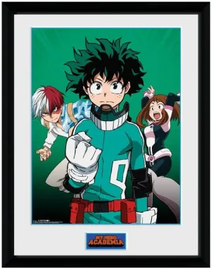 MY HERO ACADEMIA Trio Heroes Framed Print