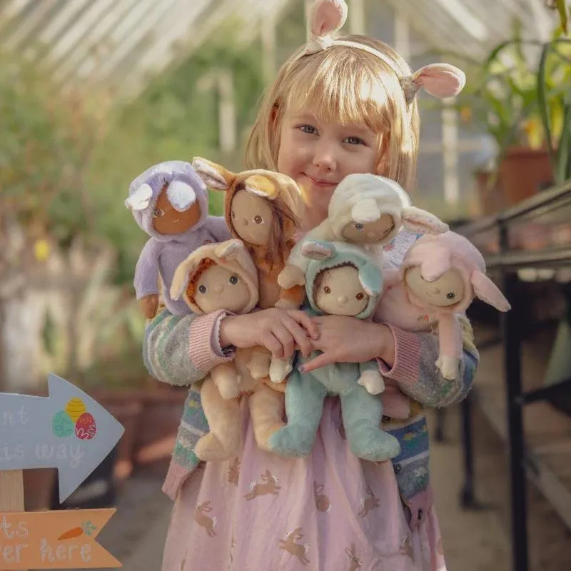 Olli Ella Dinky Dinkum Fluffle Family Doll- Babs Bunny Purple: LOW STOCK