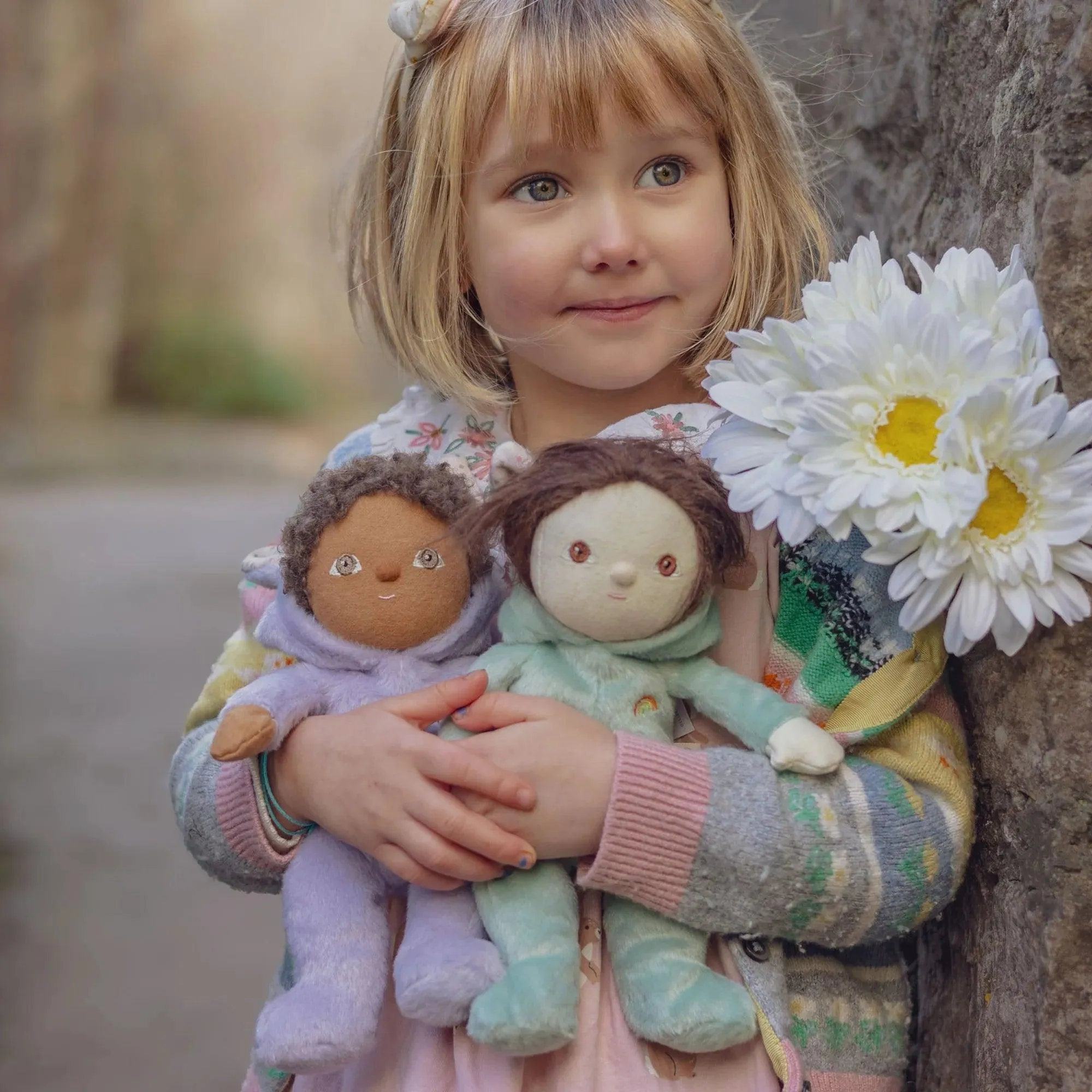 Olli Ella Dinky Dinkum Fluffle Family Doll- Babs Bunny Purple: LOW STOCK