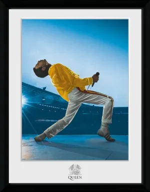 QUEEN Wembley (Bravado) Framed Print