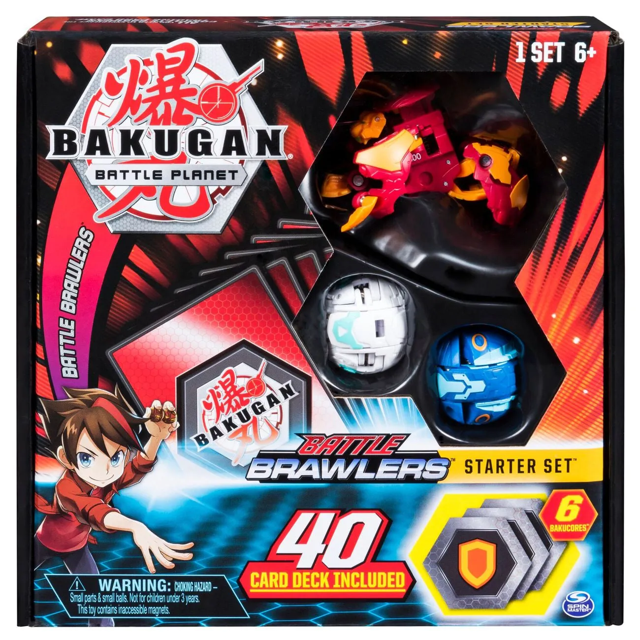 "Bakugan Card Game Starter Pack Pyrus Hydorous