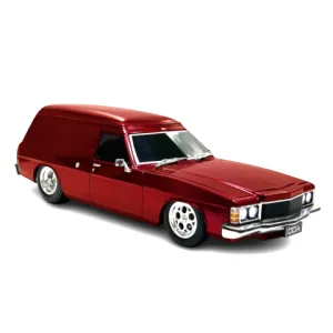 Red Custom HX Holden Panelvan, SPECTRA RIDES, 1:24 Scale Plastic Model