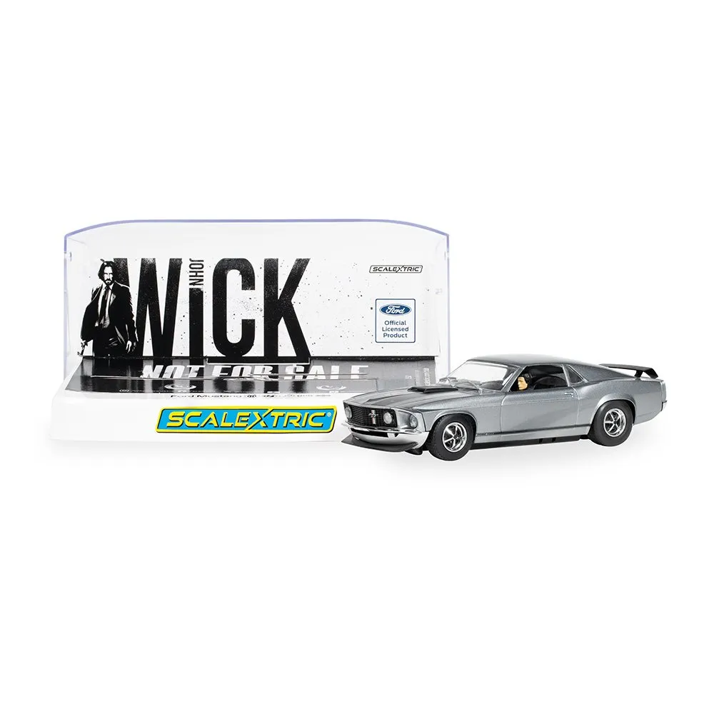 SCALEXTRIC JOHN WICK FORD MUSTANG BOSS 429 Slot Car