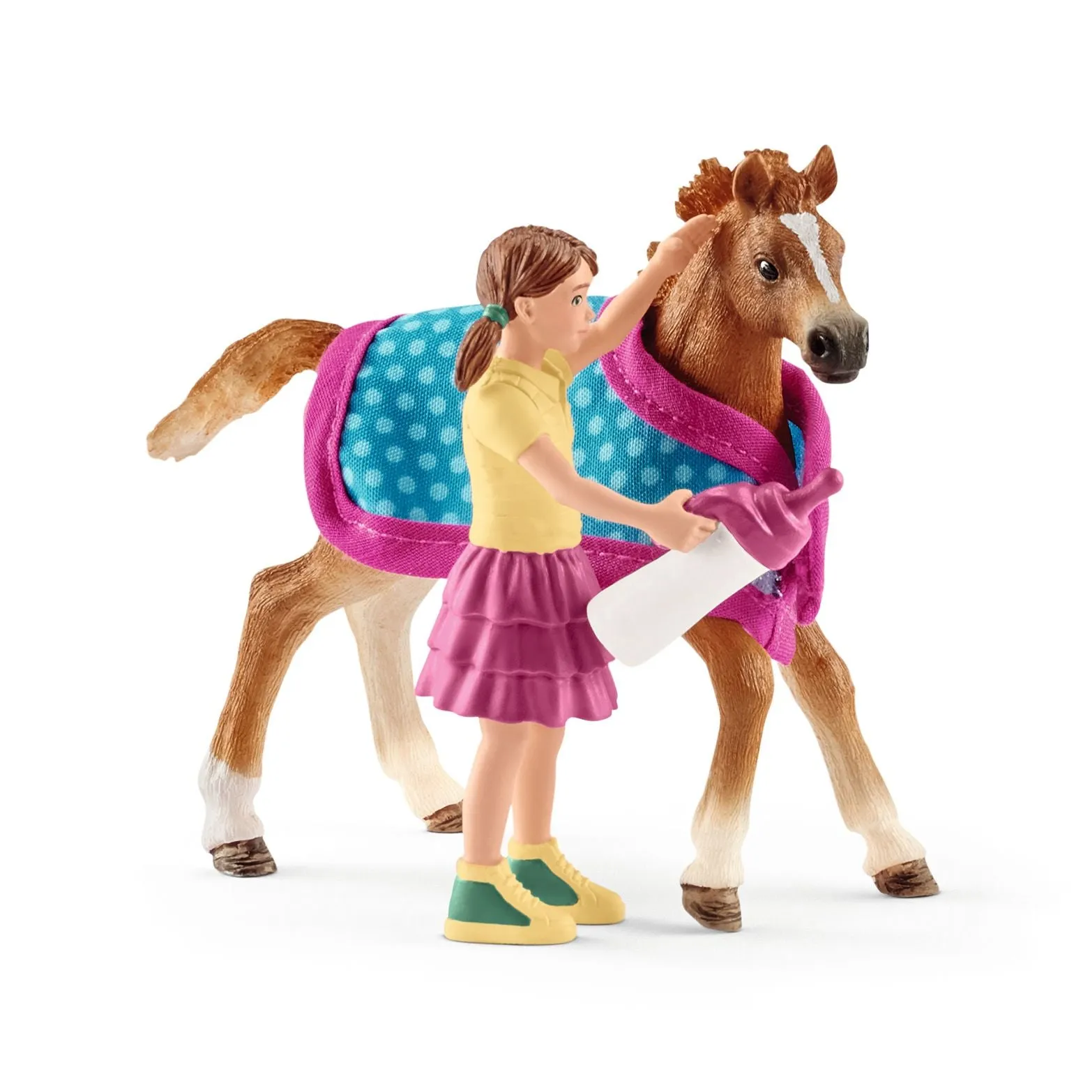Schleich Horse Club Foal With Blanket Set