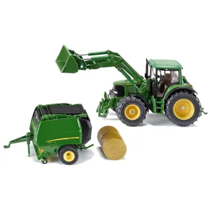 Siku 1:32 John Deere With Baler Bundle (3652 2465)