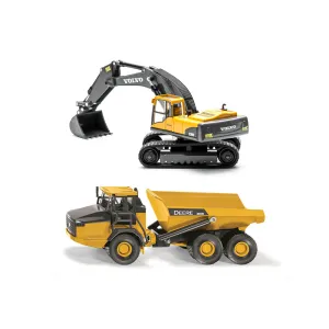 Siku 1:50 Dumper & Hydraulic Excavator Bundle (3506 3535)