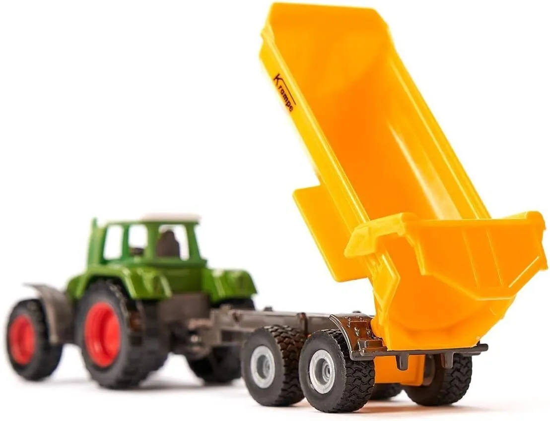 Siku 1605 - Fendt Tractor with Krampe Tipping Trailer