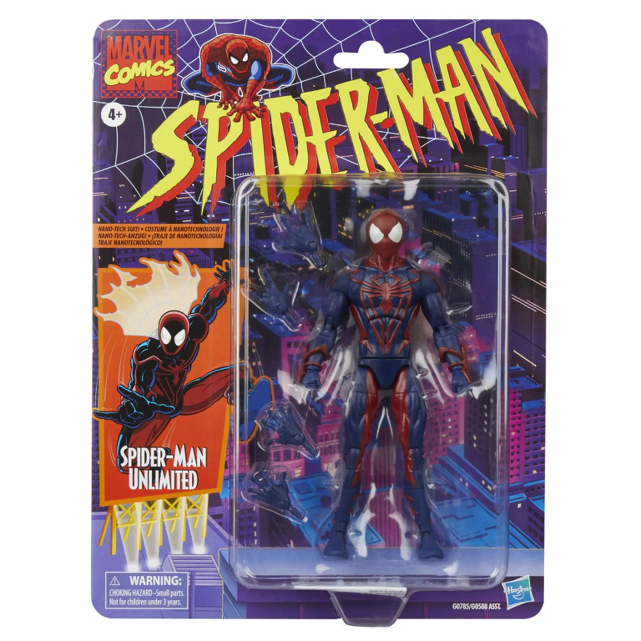 Spider-Man Marvel Legends Retro Series Spider-Man Unlimited