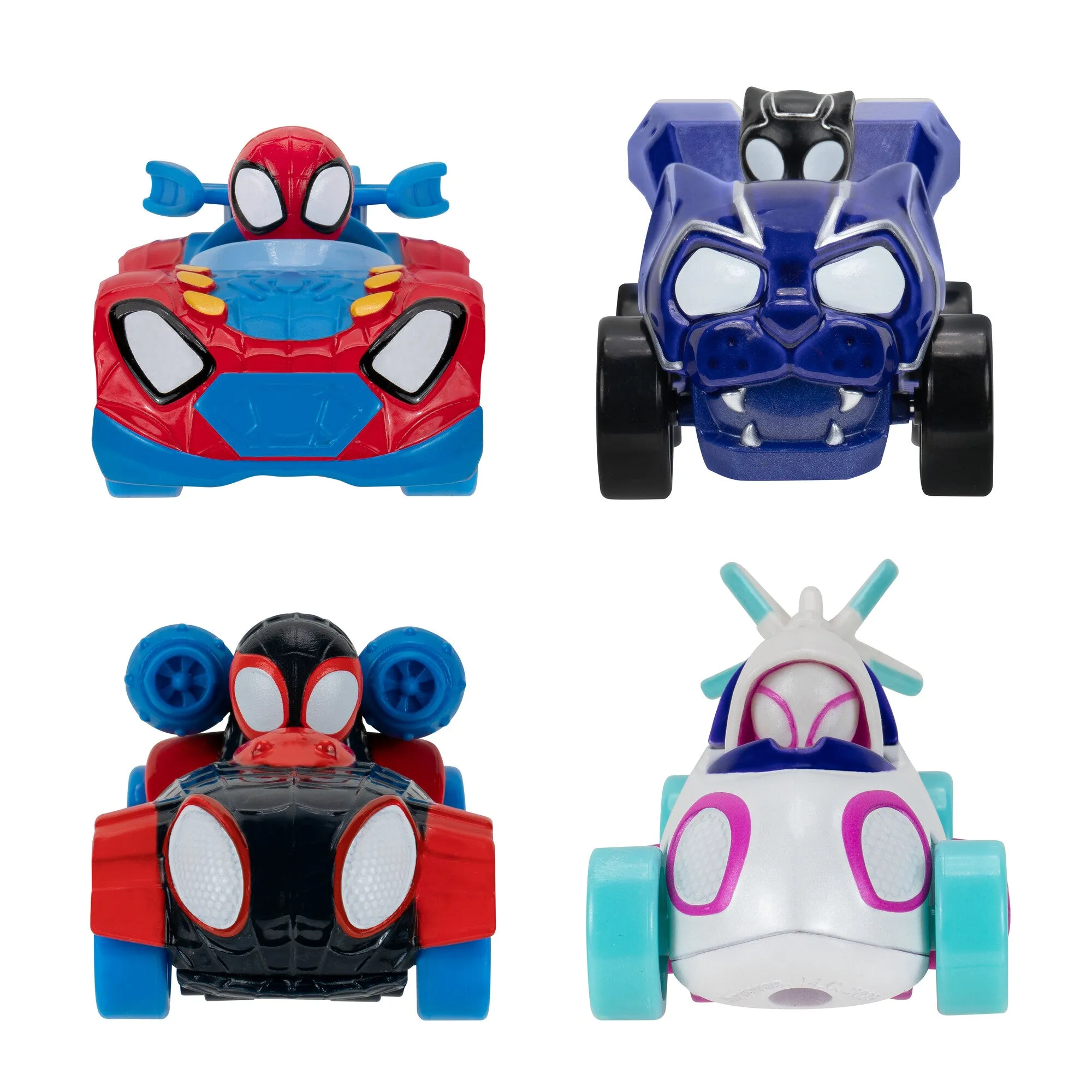 Spidey And Friends Diecast Vehicles 4-Pack