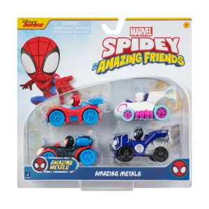 Spidey And Friends Diecast Vehicles 4-Pack