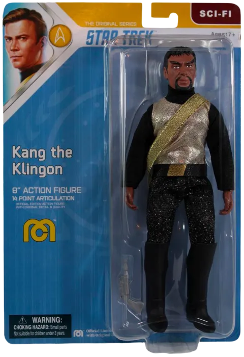 Star Trek Kang the Klingon, 8" Action Figure, MEGO Sci-Fi