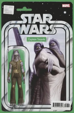 Star Wars #33 Comic (2020) Carded Captain Tarpals Variant Comic