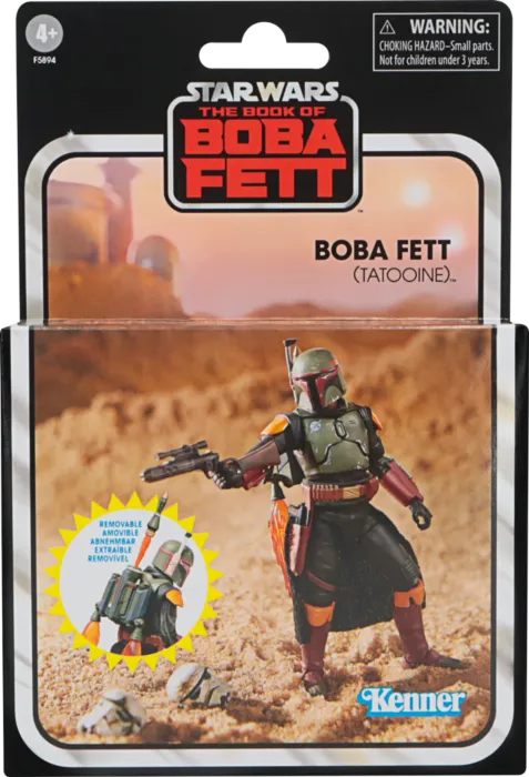 Star Wars The Vintage Collection The Book of Boba Fett - Boba Fett (Tatooine) 3.75” Action Figure