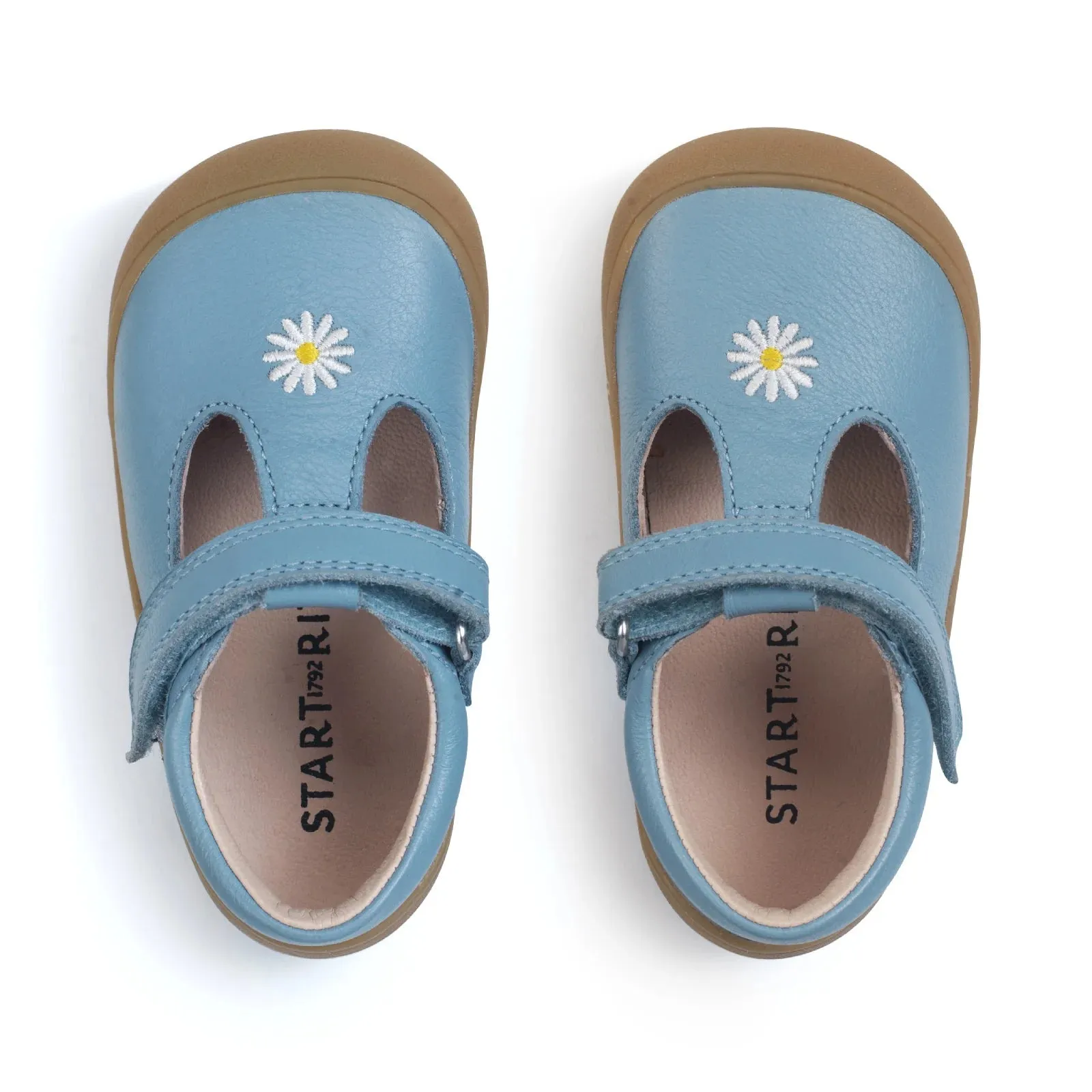 Start-Rite: Floret - Cornflower Blue Leather Daisy