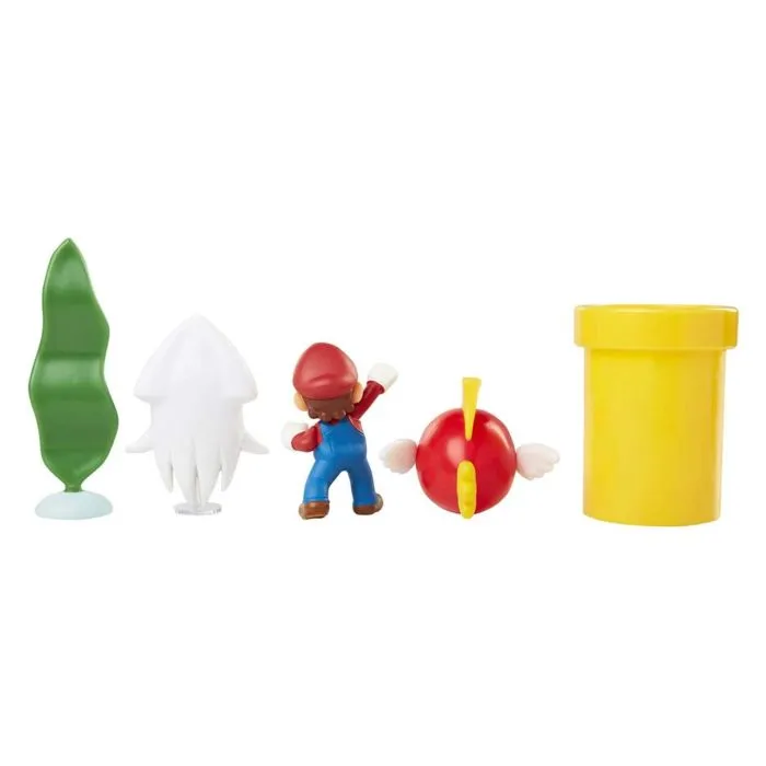 Super Mario - Underwater Diorama World of Nintendo 2.5” Scale Mini Figure Playset