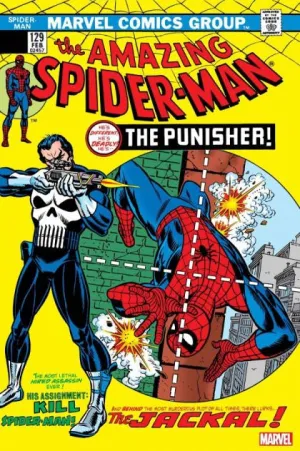THE AMAZING SPIDER-MAN #129 Facsimile Comic, 1st Appearance of the Punisher & Jackal