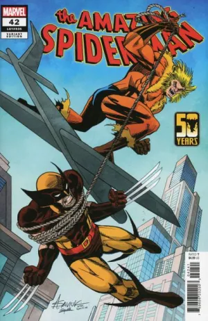 The Amazing Spider-man #42 Wolverine 50 Years Variant Comic