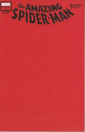 The Amazing Spider-Man: Blood Hunt #1 Blank Variant Comic