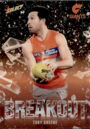 Toby Greene, B39, Breakout, 2025 Select AFL Footy Stars