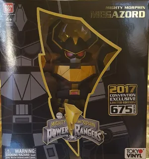 Tokyo Vinyl Mighty Morphin Power Rangers Black & Gold Megazord