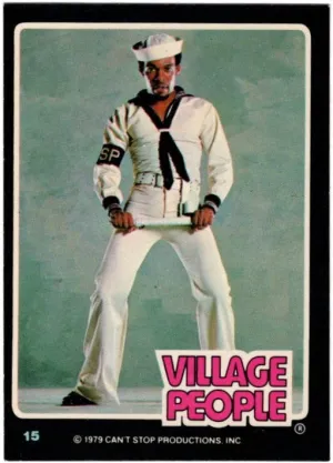 Village People #15, 1979 Donruss Rockstars
